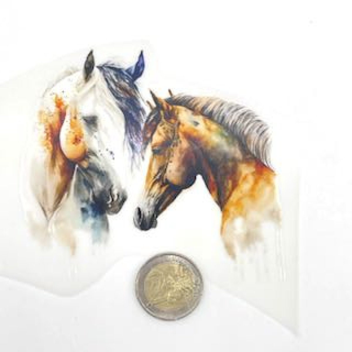 Bügelbild M "Pferdepaar"