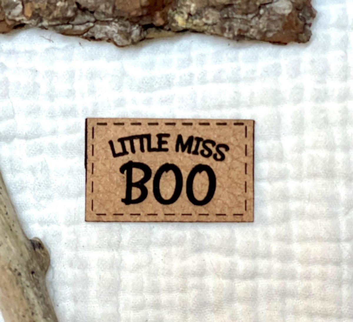 Kunstleder - Label  "Little Miss BOO"