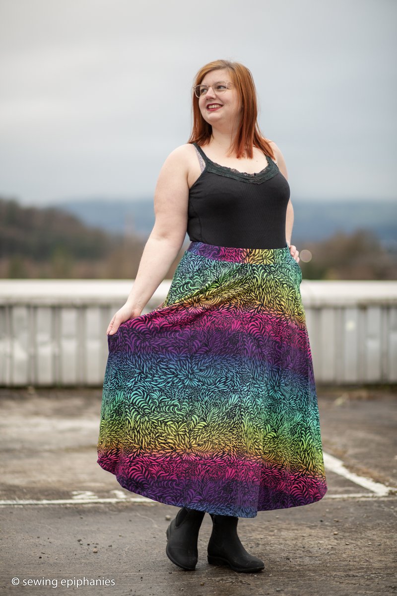 Jersey - Swafing Breeze by Bienvenido Colorido regenbogen schwarz