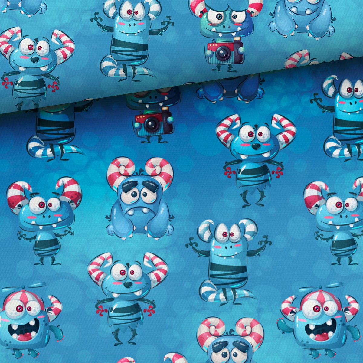 French Terry "Blue" Monster Kombi