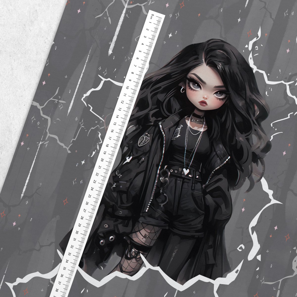 French Terry Panel Goth Girls - Babydoll