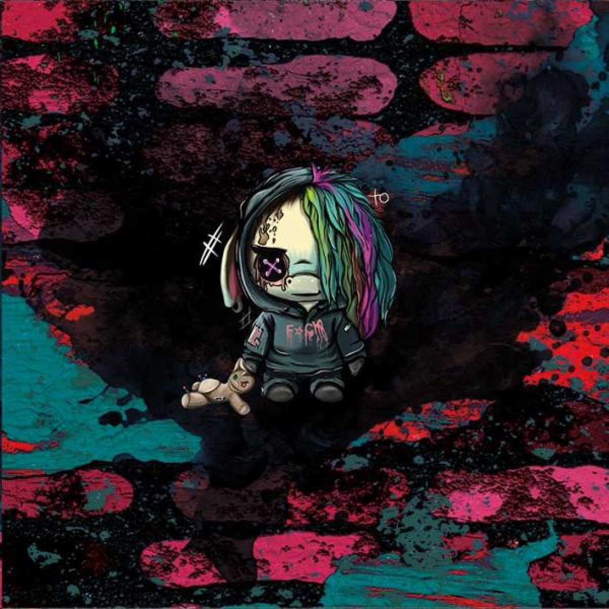 Fuck you Pony - Panel - Jersey von Vernähbar