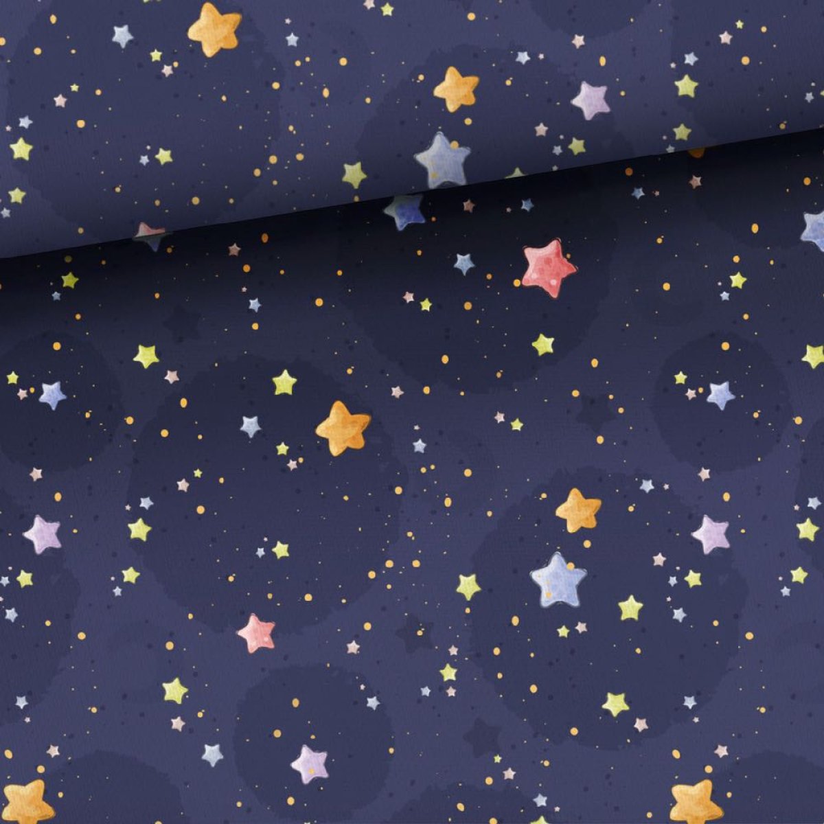 French Terry Sternenhimmel der Faultiere