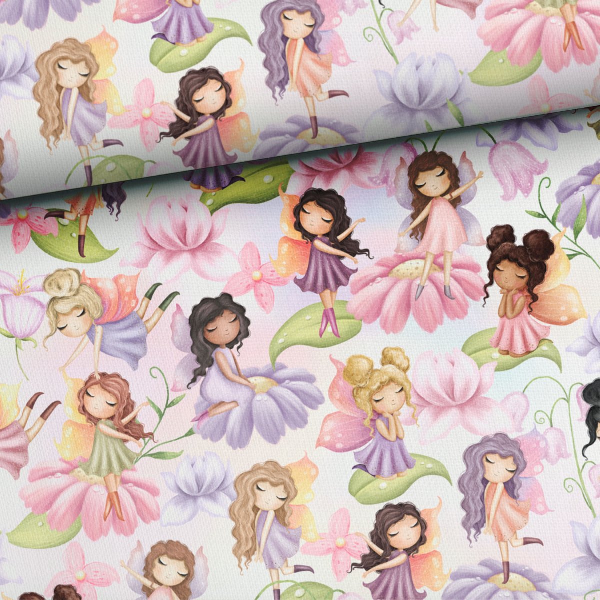 French Terry "Frühlingsfeen"