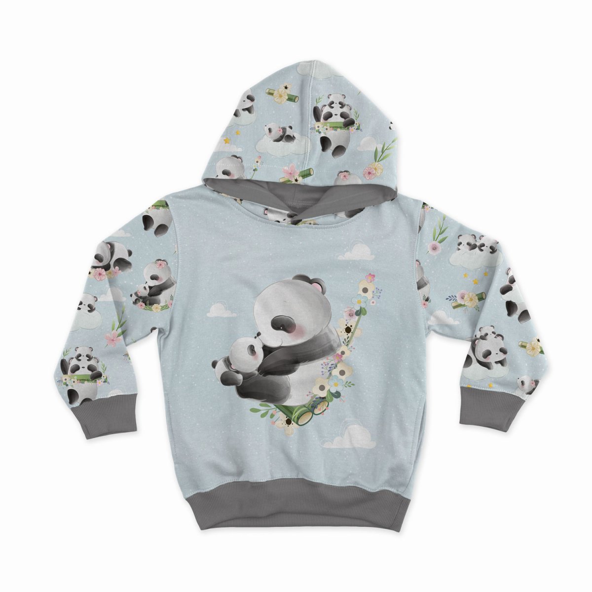 French Terry Panda Mama Kombi