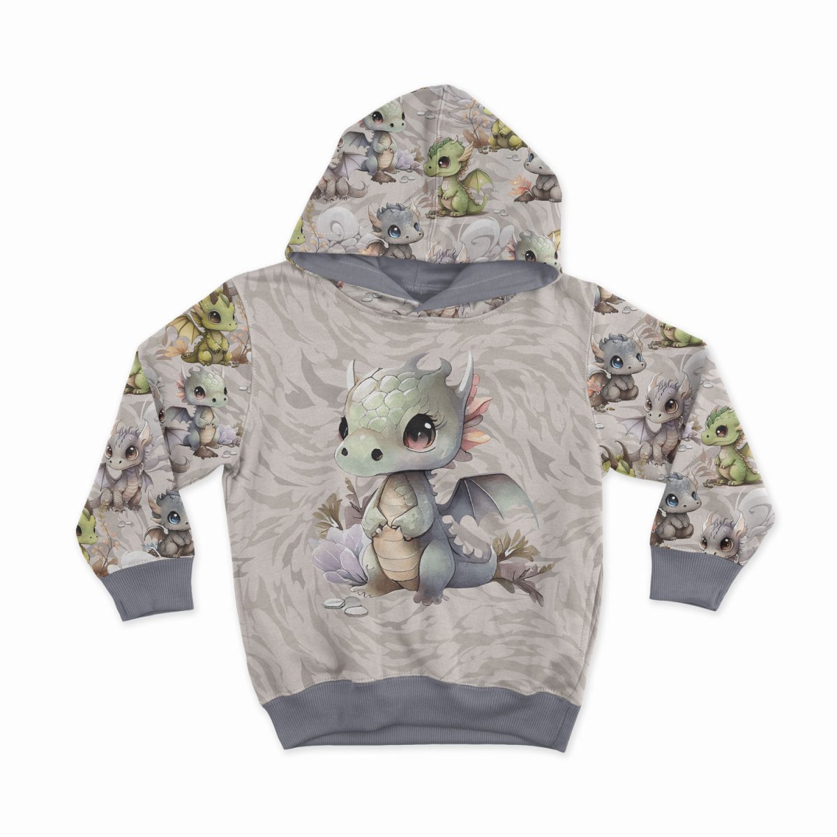 French Terry Panel kleine Drache - Wimpi