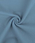 Waffel- mini - jeansblau