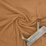 Polar Fleece uni rehbraun