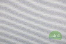 Jersey Streifen Melange blau