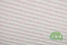 Jersey Streifen Melange rosa