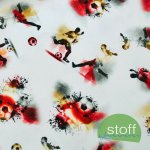 French Terry Eigenproduktion Fußballspieler auf weiß