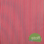 Baumwollstoff Stripe rot von Poppy Design