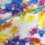 Jersey EP bunte Kleckse auf weiß​