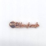 Zipper #5 "Handmade" Kupfer
