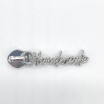 Zipper #5 "Handmade" Silber
