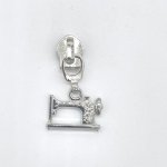 Zipper #5 "Nähmaschine" silber