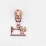 Zipper #5 "Nähmaschine" kupfer