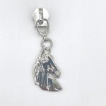 Zipper #5 "Pferd" silber